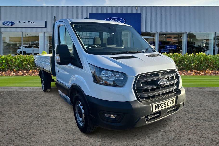 Ford Transit Custom 350 Leader L2 Mwb Single Cab Tipper Rwd 2.0 Ecoblu White