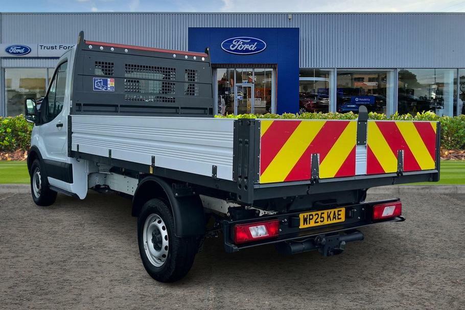 Ford Transit Custom 350 Leader L2 Mwb Single Cab Tipper Rwd 2.0 Ecoblu WP25KAE White #2