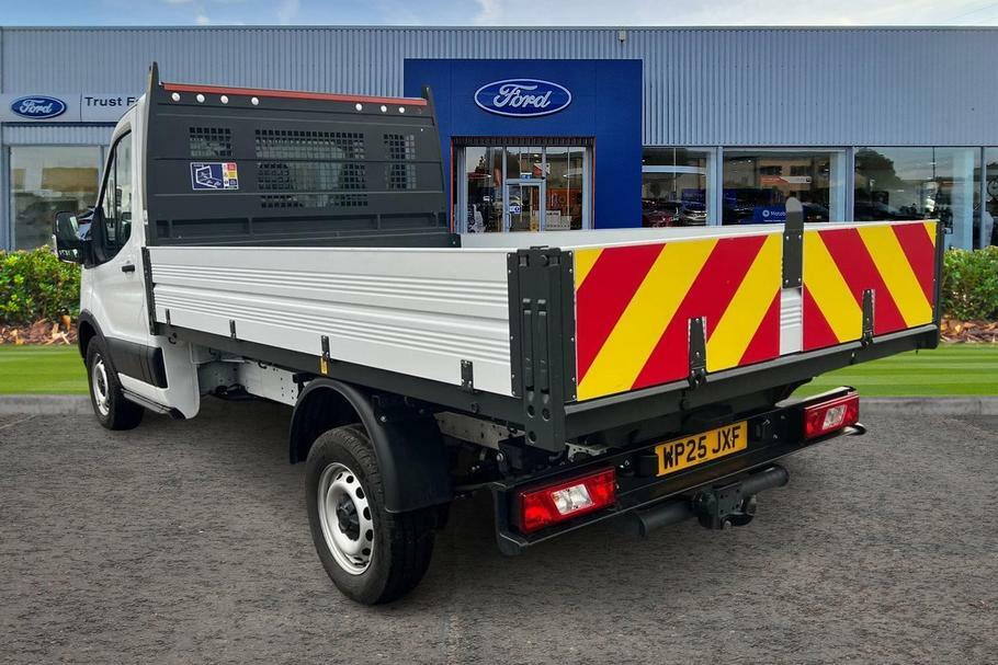 Ford Transit Custom 350 Leader L2 Mwb Single Cab Tipper Rwd 2.0 Ecoblu WP25JXF White #2