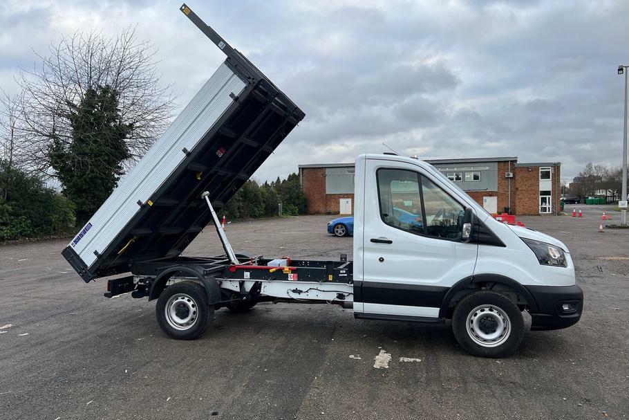 Ford Transit Custom 350 Leader L2 Mwb Single Cab Tipper Rwd 2.0 Ecoblu WP25JXF White #5