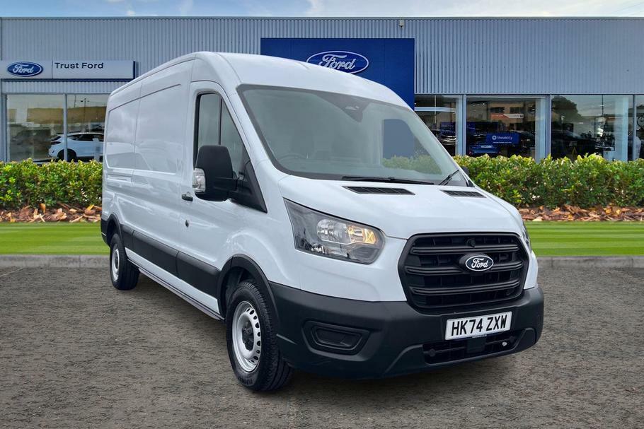 Ford Transit Custom 350 Leader L3 H2 Lwb Medium Roof Fwd 2.0 Ecob White