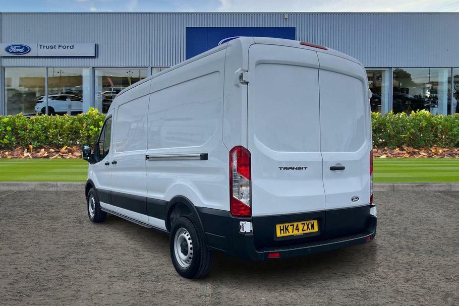 Ford Transit Custom 350 Leader L3 H2 Lwb Medium Roof Fwd 2.0 Ecob HK74ZXW White #2