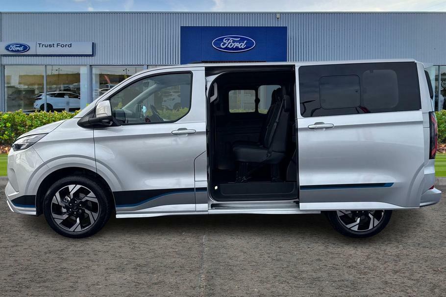 Ford Transit Custom 320 Sport L1 Swb Double Cab In Van Fwd 2.5 Ph SG75AVV Silver #5