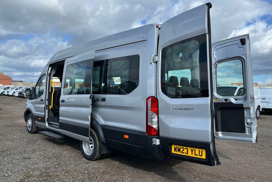 Ford Transit Custom 460 Leader L4 H3 Elwb High Roof 17 Seat Minib Silver #6