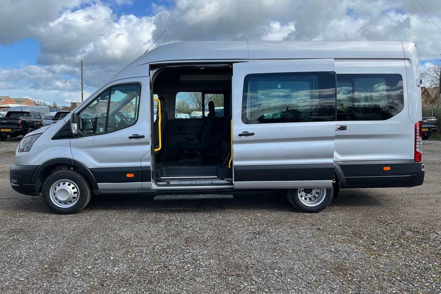 Ford Transit Custom 460 Leader L4 H3 Elwb High Roof 17 Seat Minib Silver #5