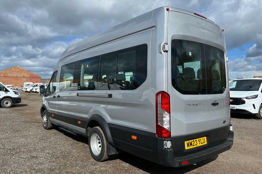 Ford Transit Custom 460 Leader L4 H3 Elwb High Roof 17 Seat Minib Silver #2