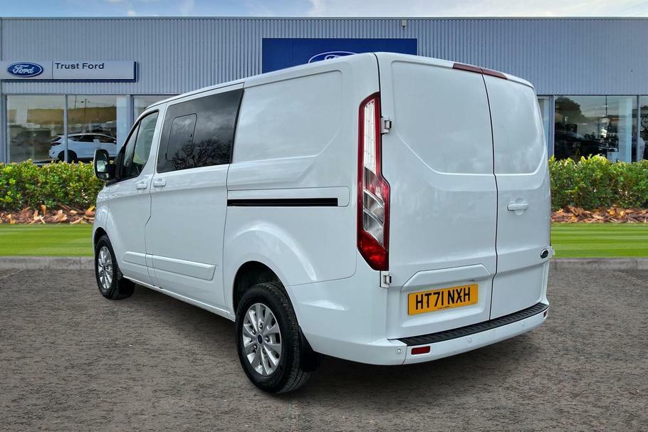Ford Transit Custom 320 Limited L1 Swb Double Cab In Van Fwd 2.0 HT71NXH White #2