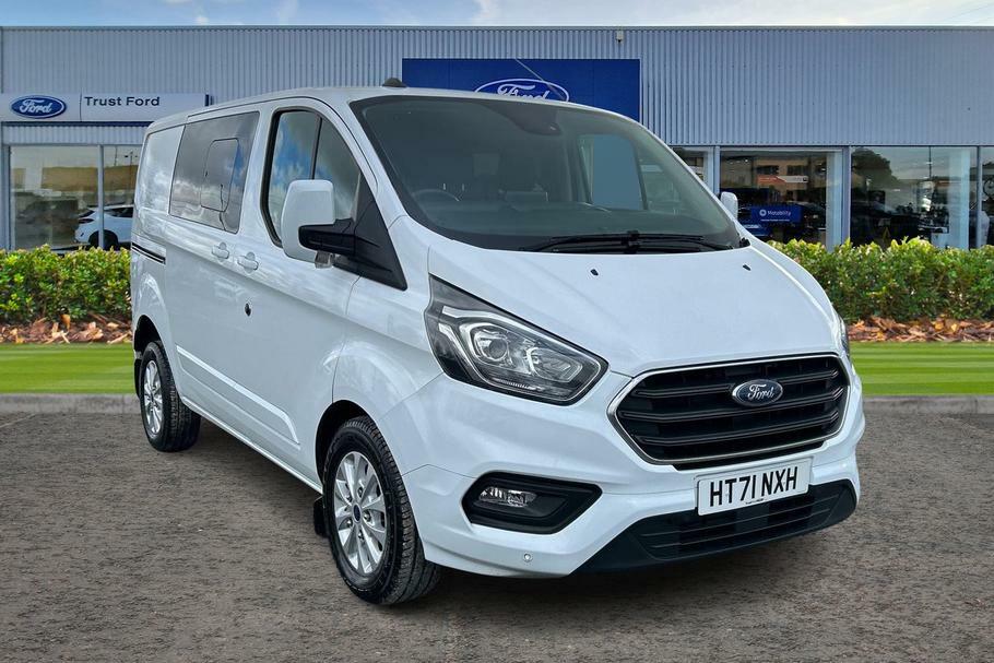 Ford Transit Custom 320 Limited L1 Swb Double Cab In Van Fwd 2.0 White
