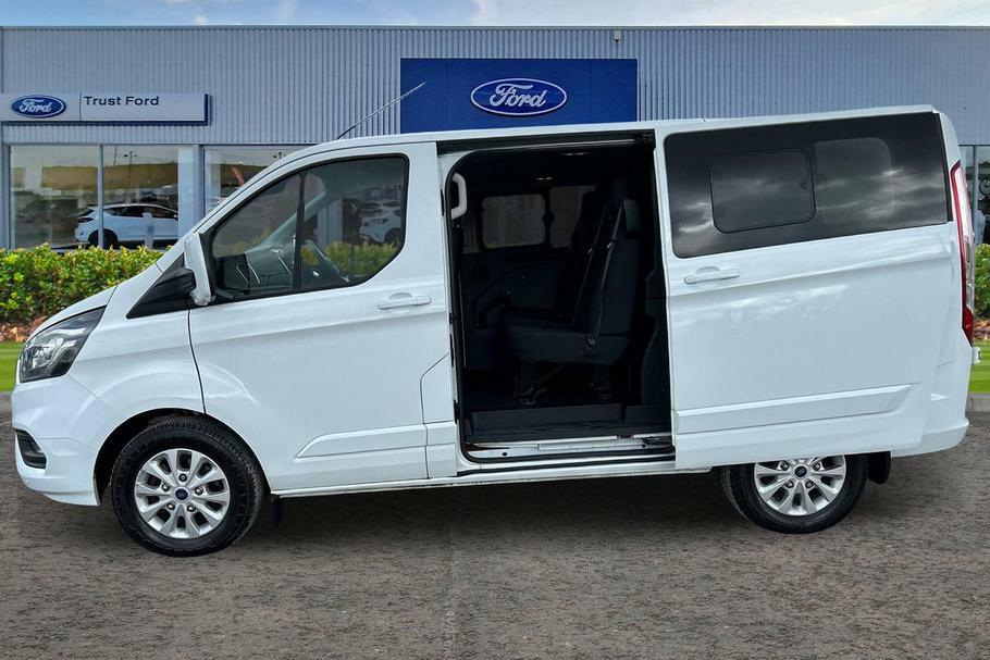 Ford Transit Custom 320 Limited L1 Swb Double Cab In Van Fwd 2.0 HT71NXH White #4
