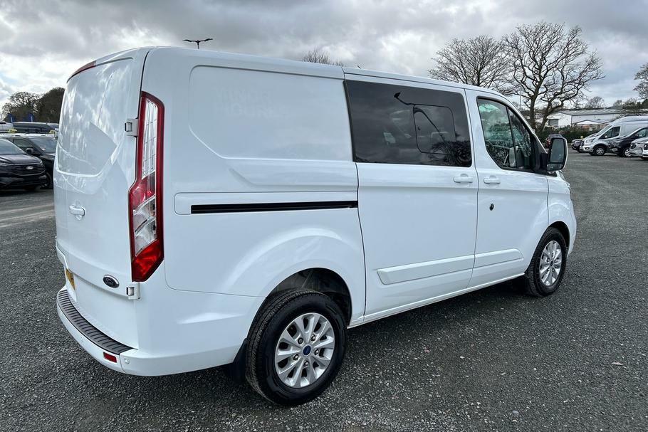 Ford Transit Custom 320 Limited L1 Swb Double Cab In Van Fwd 2.0 HT71NXH White #6