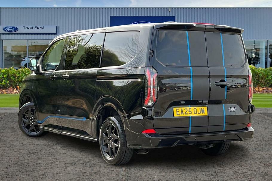 Ford Transit Custom 320 Sport L1 Swb Double Cab In Van Fwd 2.0 Ec EA25OJW Black #2