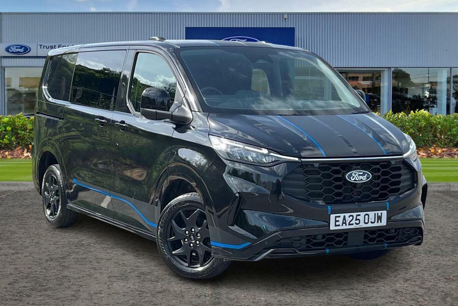 Ford Transit Custom 320 Sport L1 Swb Double Cab In Van Fwd 2.0 Ec Black