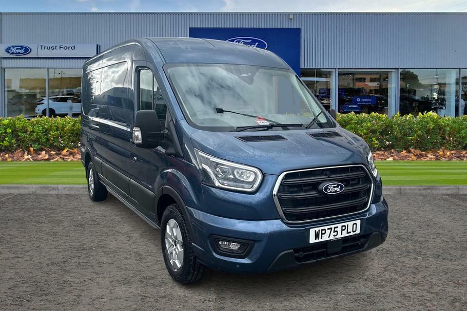 Ford Transit Custom 350 Limited L3 H2 Lwb Medium Roof Fwd 2.0 Ecoblue Blue