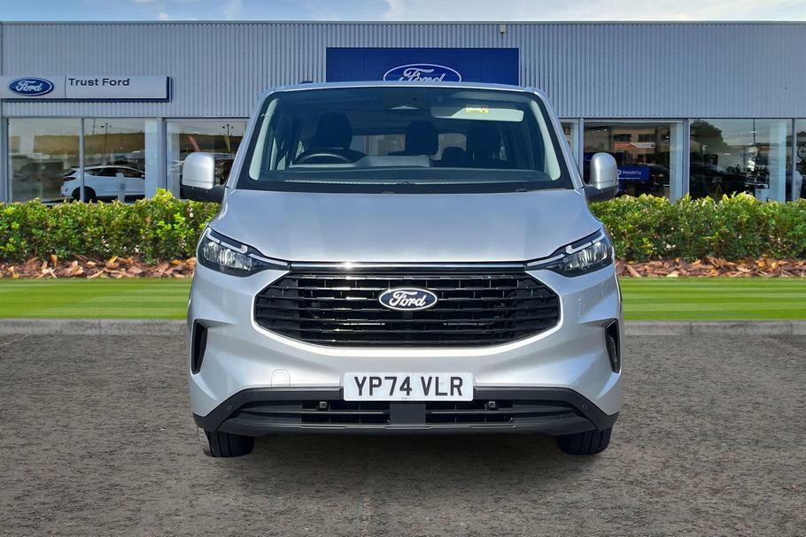 Ford Tourneo Custom 320 Zetec L2 Lwb 9 Seat Minibus 2.0 Ecoblue 136Ps Silver #6