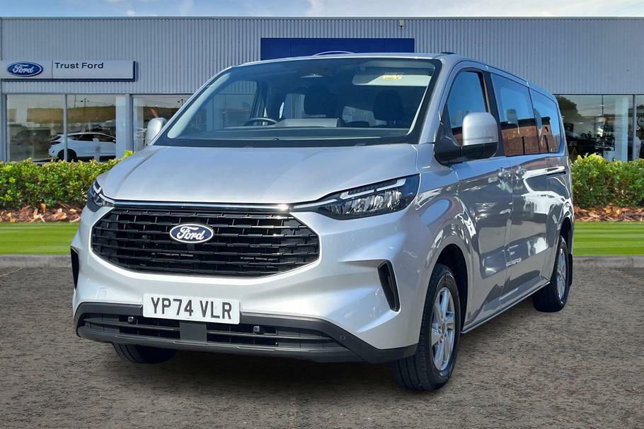 Ford Tourneo Custom 320 Zetec L2 Lwb 9 Seat Minibus 2.0 Ecoblue 136Ps Silver #5