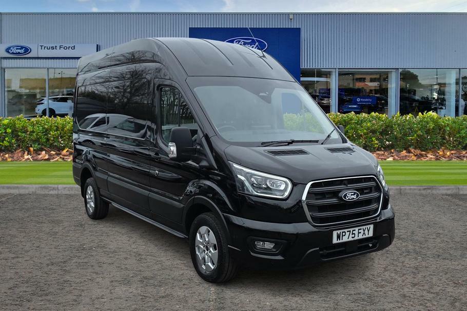 Ford Transit Custom 350 Limited L3 H3 Lwb High Roof Rwd 2.0 Ecoblue 16 WP75FXY Black