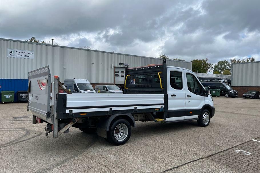 Ford Transit Custom 350 Leader L4 Elwb Double Cab Dropside Rwd 2.0 Eco MM72YCZ White #6