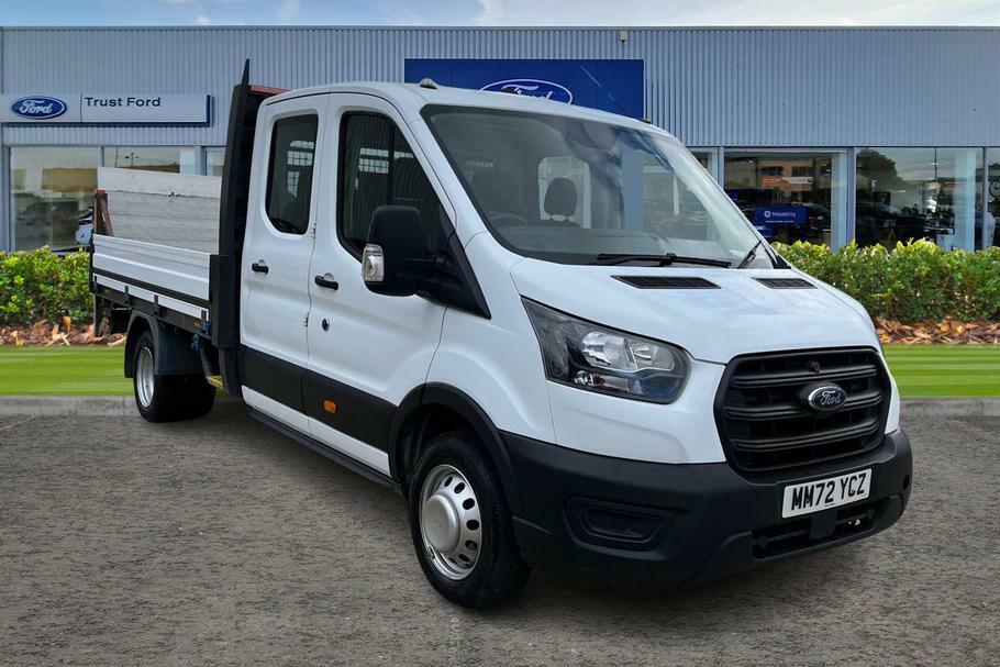 Ford Transit Custom 350 Leader L4 Elwb Double Cab Dropside Rwd 2.0 Eco White
