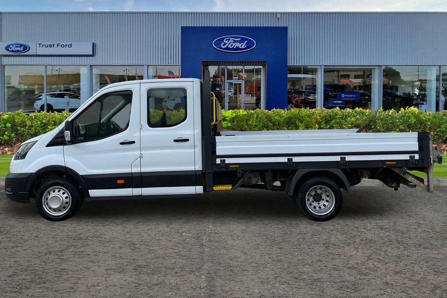 Ford Transit Custom 350 Leader L4 Elwb Double Cab Dropside Rwd 2.0 Eco MM72YCZ White #4