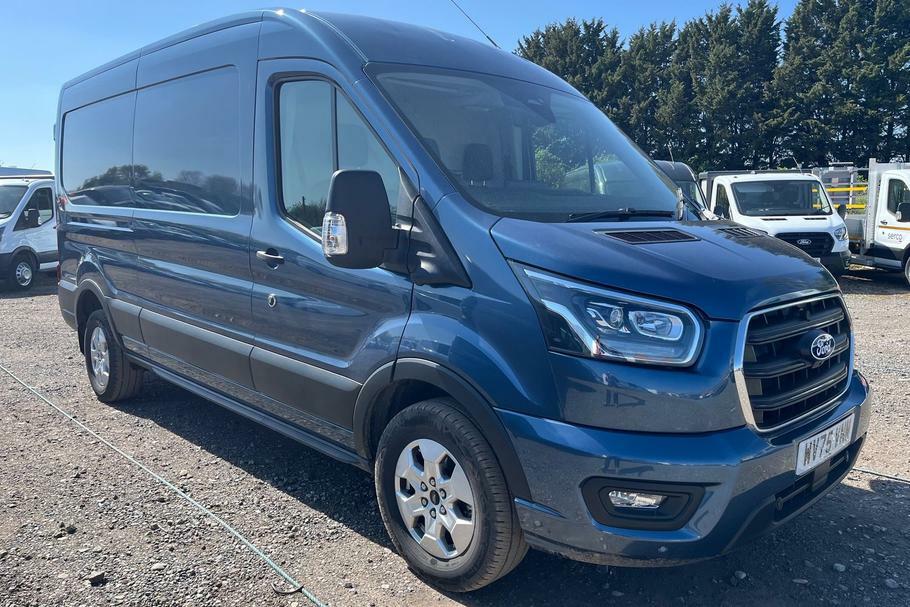 Ford Transit Custom 350 Limited L3 H2 Lwb Medium Roof Fwd 2.0 Ecoblue Blue