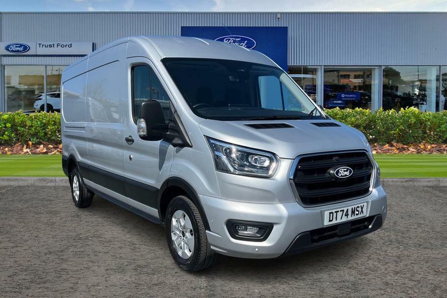 Ford Transit Custom 350 Limited L3 H2 Lwb Medium Roof Fwd 2.0 Ecoblue Silver