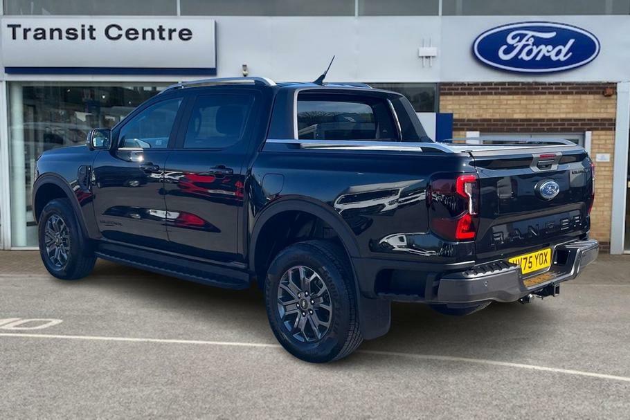 Ford Ranger Wildtrak 2.0 Ecoblue 205Ps 4X4 Double Cab Pic WV75YOX Black #2