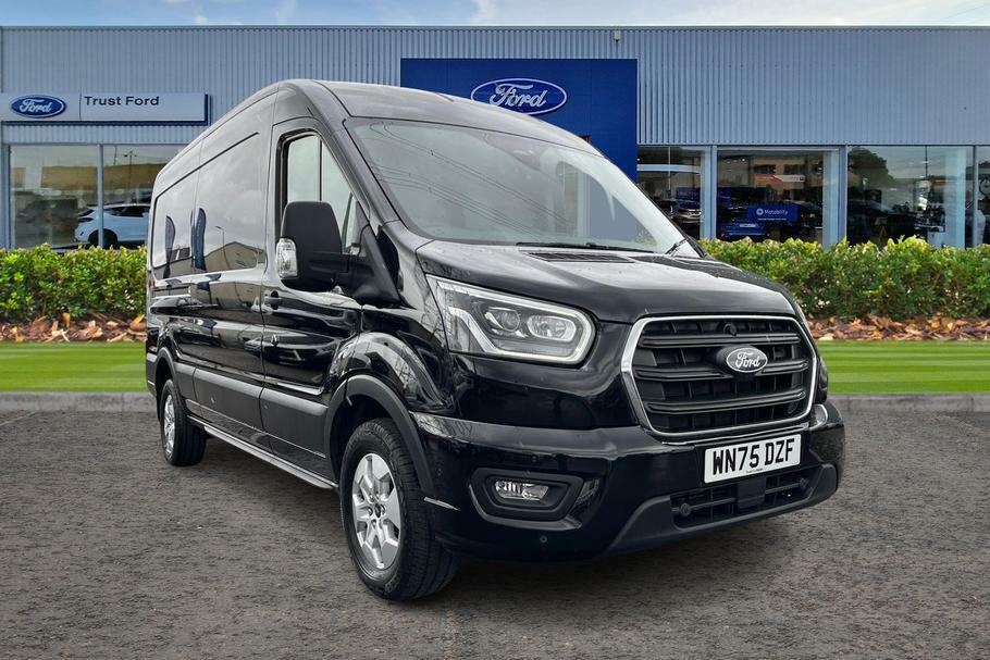 Ford Transit Custom 350 Limited L3 H2 Lwb Medium Roof Fwd 2.0 Ecoblue Black