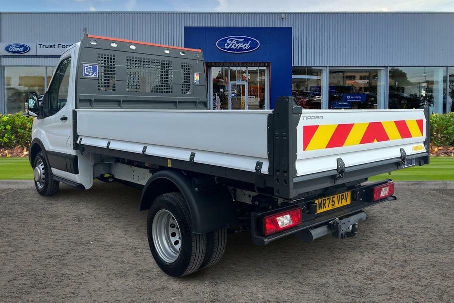 Ford Transit Custom 350 Leader L2 Mwb Single Cab Tipper Rwd 2.0 Ecoblu WR75VPV White #2