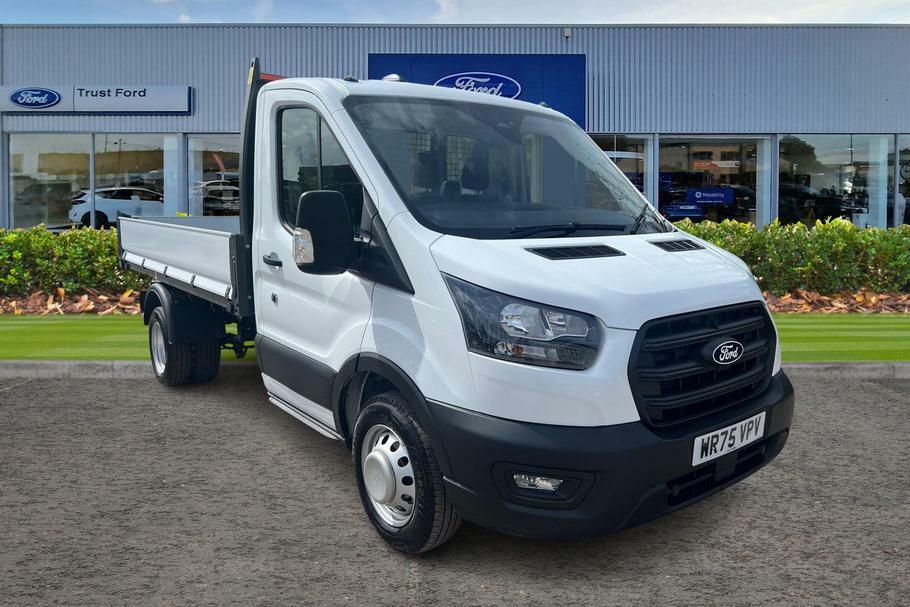 Ford Transit Custom 350 Leader L2 Mwb Single Cab Tipper Rwd 2.0 Ecoblu White