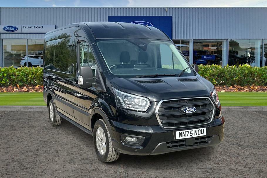 Ford Transit Custom 350 Limited L2 H2 Mwb Medium Roof Fwd 2.0 Eco Black