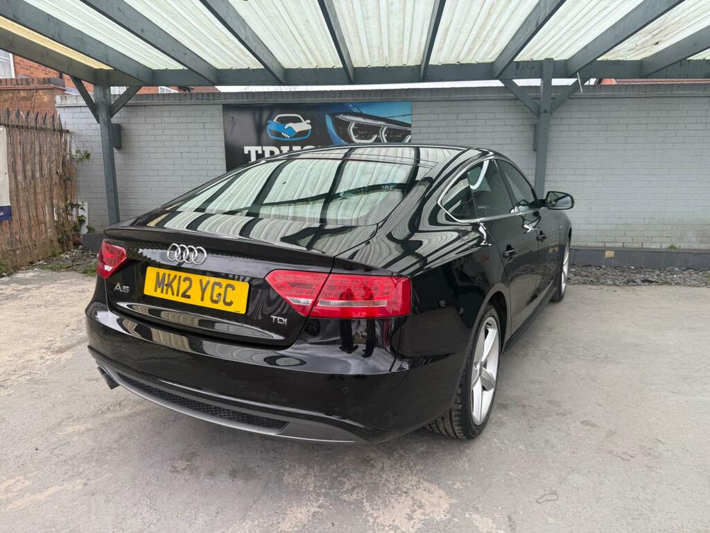 Audi A5 2.0 Tdie S Line Sportback Euro 5 Ss MK12YGC Black #2