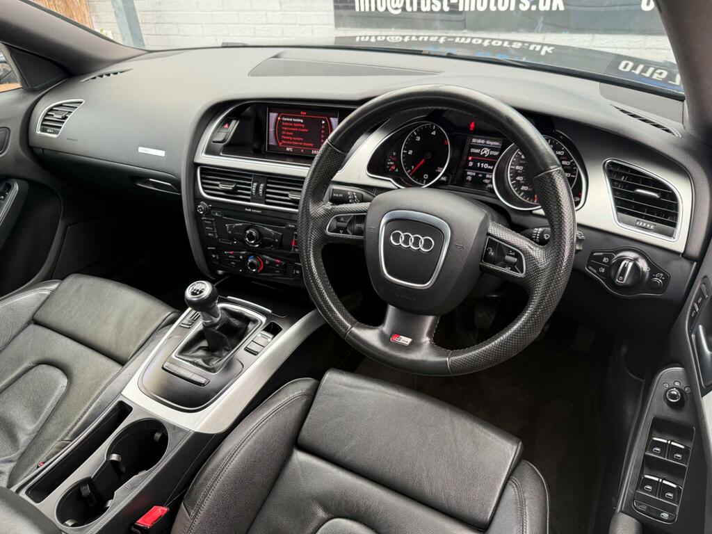 Audi A5 2.0 Tdie S Line Sportback Euro 5 Ss MK12YGC Black #3