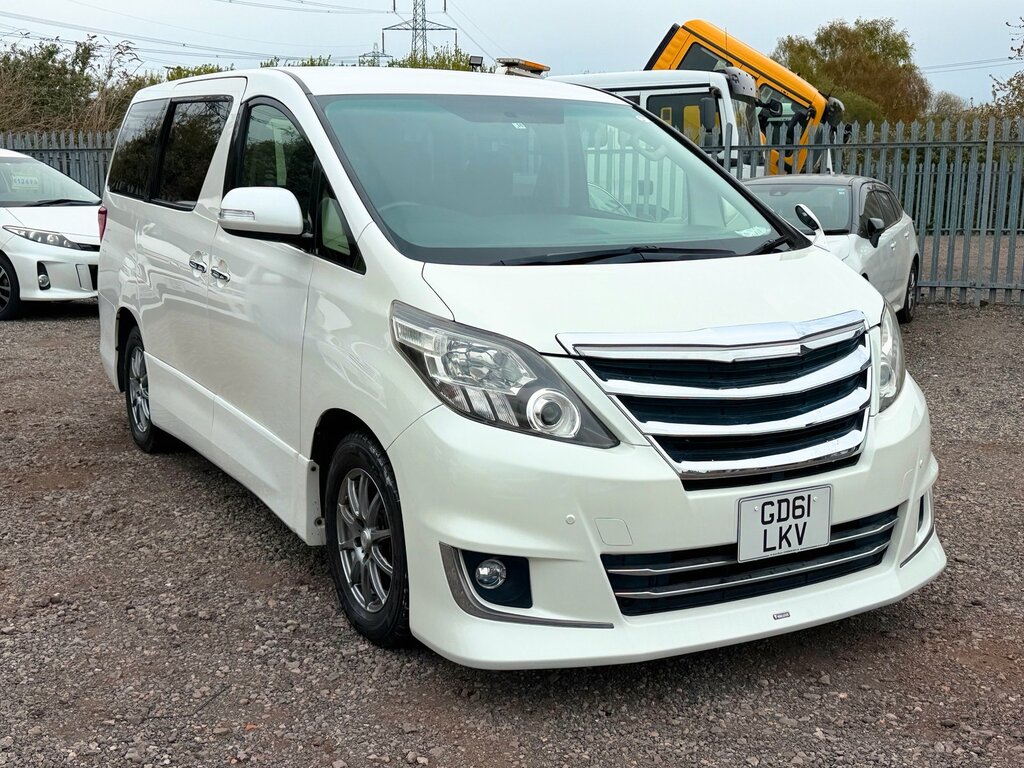 Toyota Alphard Vellfire 2.4 7 Seats Ulez Free Modellista K White