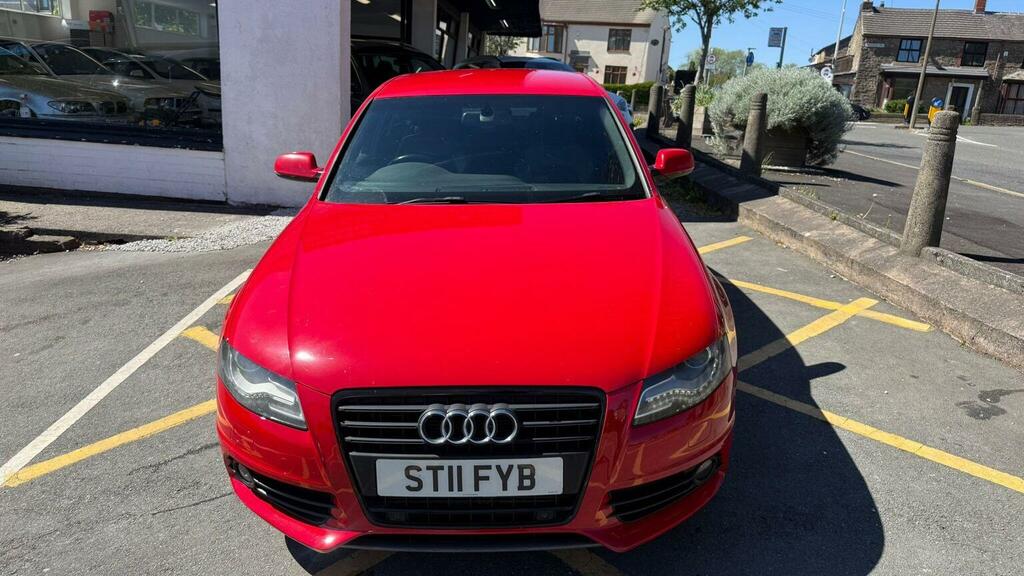 Audi A4 Saloon 2.0 Tdi Black Edition Euro 5 Ss 201 ST11FYB Red #5
