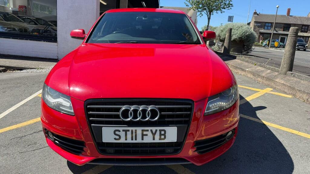 Audi A4 Saloon 2.0 Tdi Black Edition Euro 5 Ss 201 ST11FYB Red #2