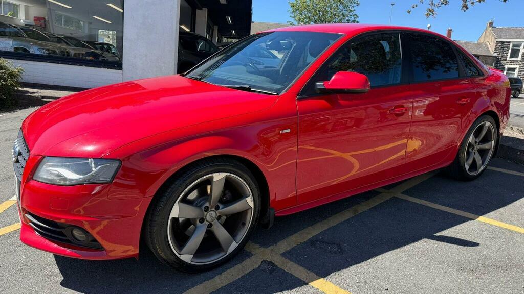 Audi A4 Saloon 2.0 Tdi Black Edition Euro 5 Ss 201 ST11FYB Red #3