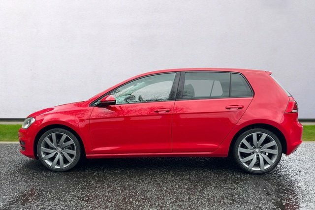 Volkswagen Golf Tsi Bluemotion Tech Act VU17UNX Red #4