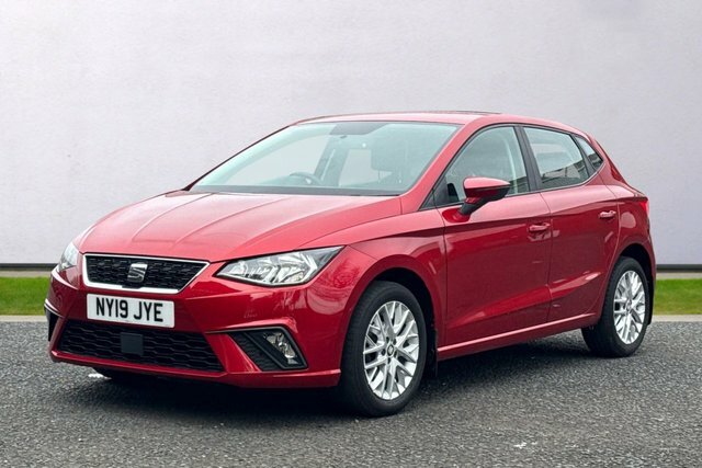 Seat Ibiza Mpi Se Technology Hatchback NY19JYE Red #3