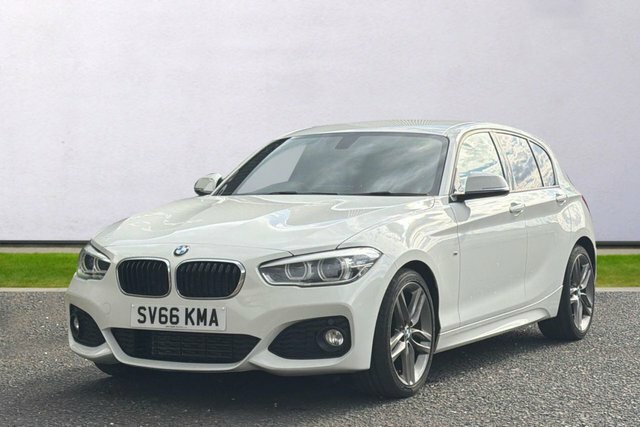 BMW 1 Series 118I M Sport Hatchback SV66KMA White #3