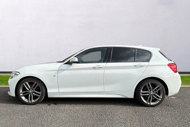 BMW 1 Series 118I M Sport Hatchback SV66KMA White #4