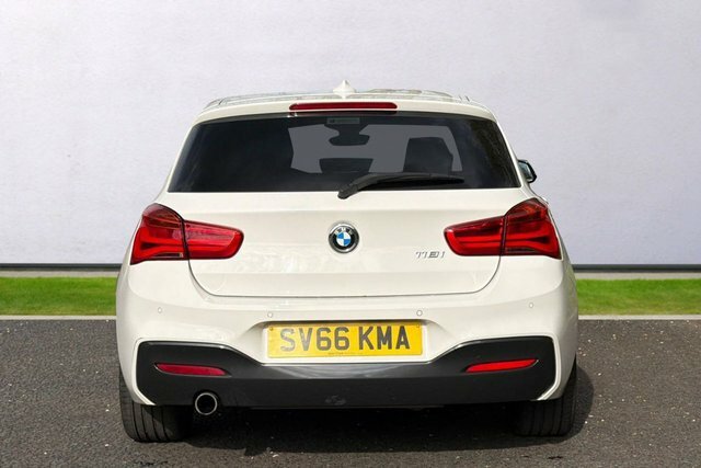 BMW 1 Series 118I M Sport Hatchback SV66KMA White #6