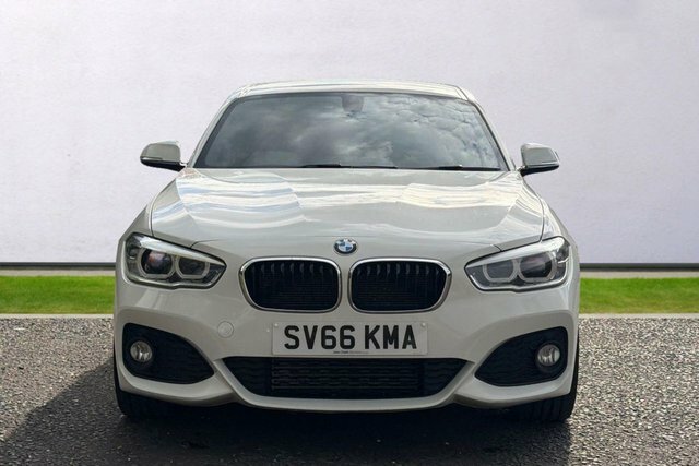 BMW 1 Series 118I M Sport Hatchback SV66KMA White #2