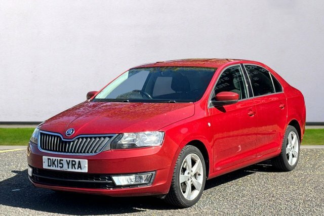 Skoda Rapid Tdi Elegance Hatchback DK15YRA Red #3