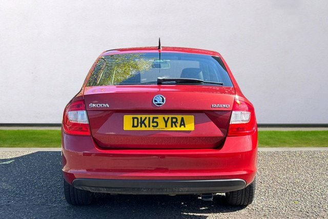 Skoda Rapid Tdi Elegance Hatchback DK15YRA Red #6