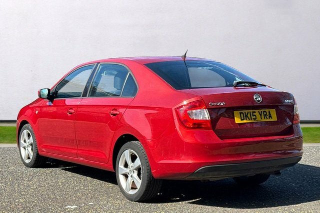Skoda Rapid Tdi Elegance Hatchback DK15YRA Red #5