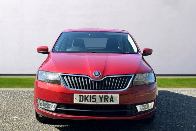 Skoda Rapid Tdi Elegance Hatchback DK15YRA Red #2