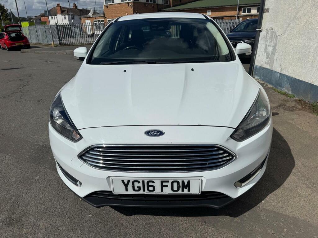 Ford Focus Hatchback 1.5 Tdci Titanium Euro 6 Ss 2016 YG16FOM White #2