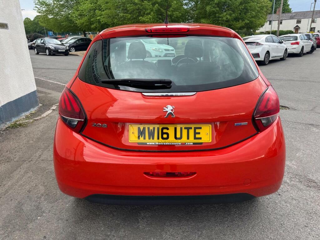Peugeot 208 Hatchback 1.2 Puretech Xs White Euro 6 20161 MW16UTE Orange #6