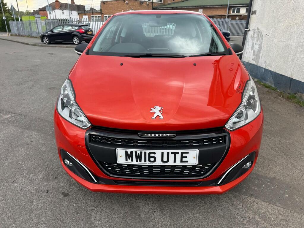 Peugeot 208 Hatchback 1.2 Puretech Xs White Euro 6 20161 MW16UTE Orange #2