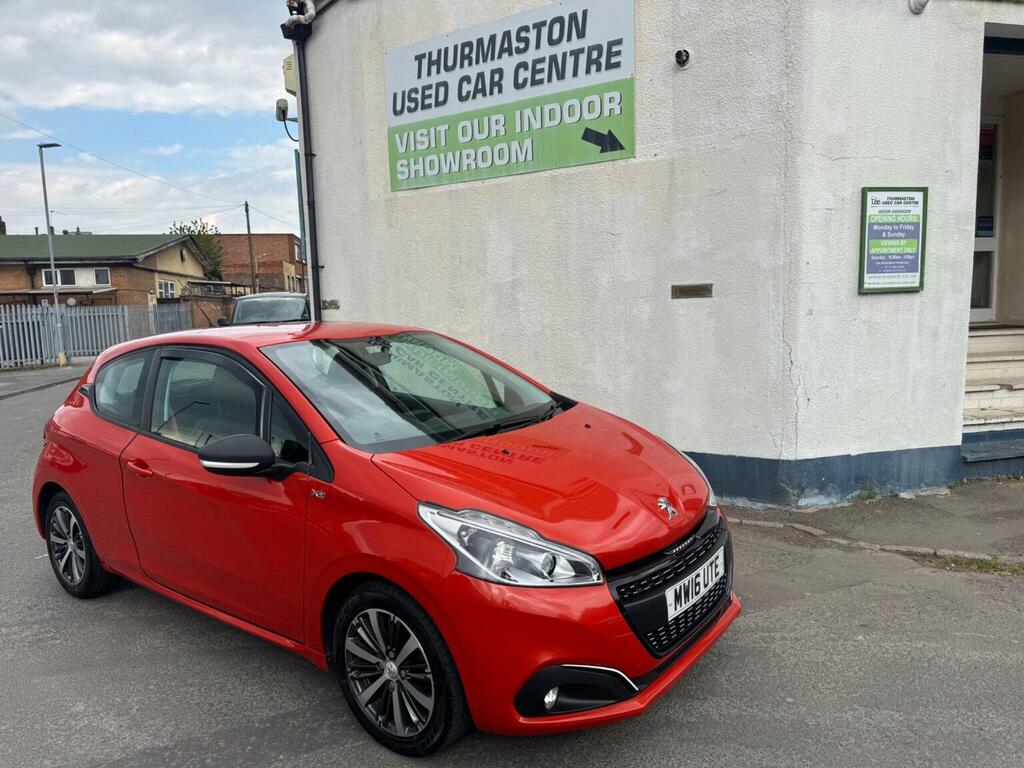 Peugeot 208 Hatchback 1.2 Puretech Xs White Euro 6 20161 Orange